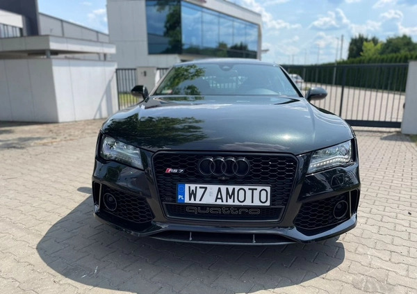 Audi RS7 cena 194000 przebieg: 69000, rok produkcji 2014 z Warszawa małe 277